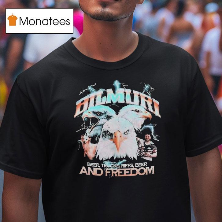 Bilmuri And Freedom Beer Trucks Riffs Beer Eagles Shirt