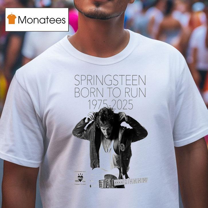 Bruce Springsn 50th Anniversary Born To Run 1975 2925 Shirt