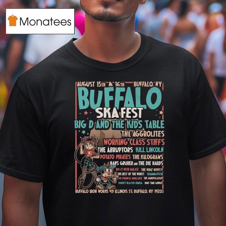 Buffalo Ska Fest 2025 August 15-16 At Buffalo Iron Works New York Betty Boop Shirt