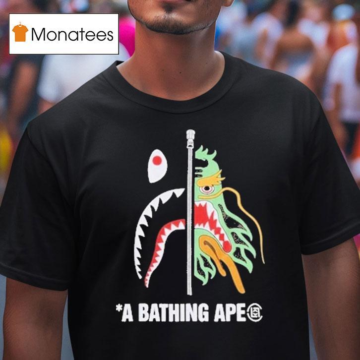 Camo Shark A Bathing Ape Shirt