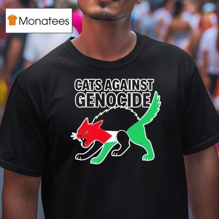 Cats Against Genocide Palestine Shirt
