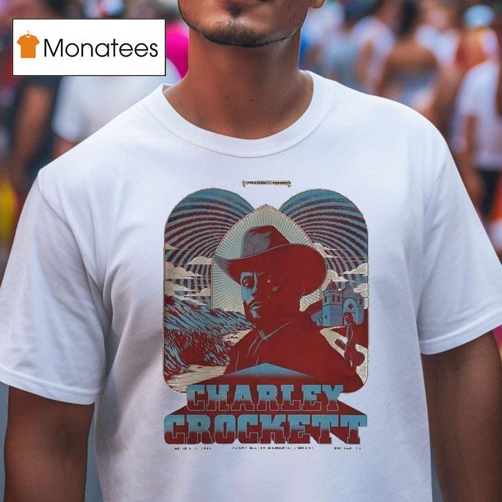 Charley Crockett Concert At Henry Miller Memorial Library In Big Sur On June 10-11 2025 Western Shirt