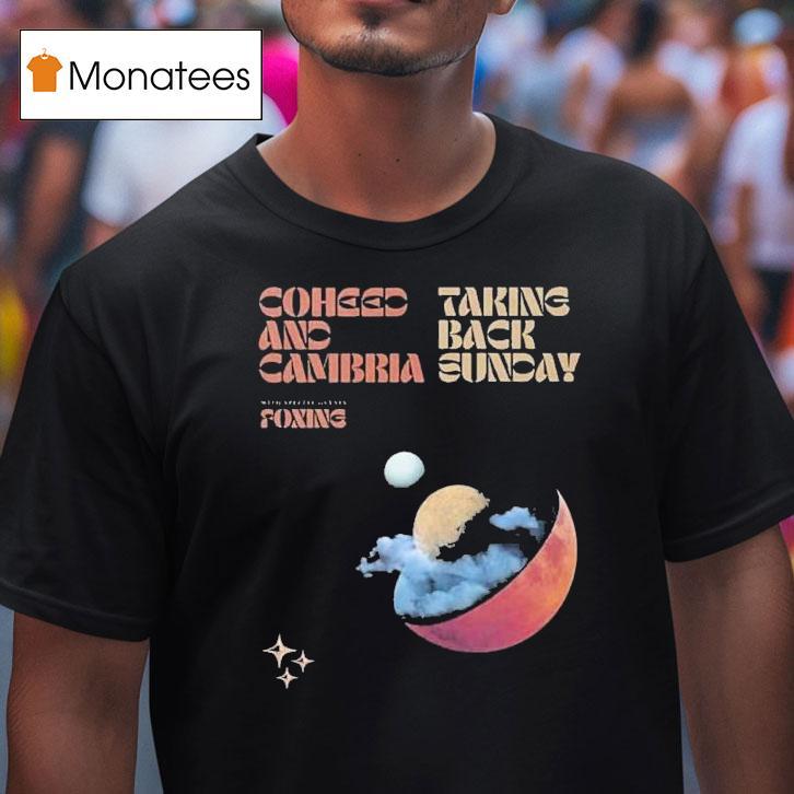 Coheed And Cambria Taking Back Sunday With Foxing Summer Tour 2025 Dates Shirt