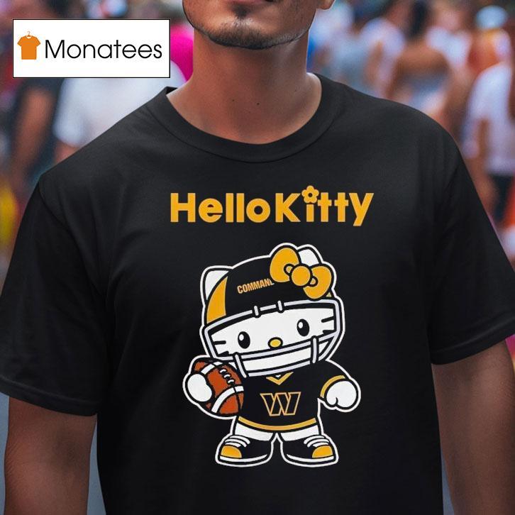 Hello Kitty X Washington Commanders Cat Nfl Fan Shirt