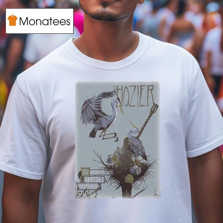 Hozier Seattle 2025 Tour At Seattle In Washington On August 14 Shirt