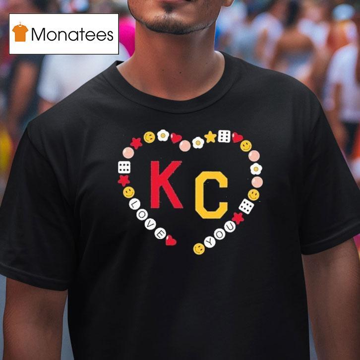 Kansas City Kc Love You Friendship Bracelet Shirt