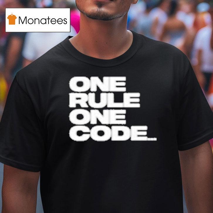 Kevin Ross One Rule One Code Shirt