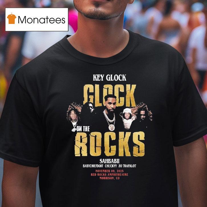 Key Glock On The Rock Show On November 9th 2025 At Red Rocks Park And Amphitheatre In Morrison Co Shirt