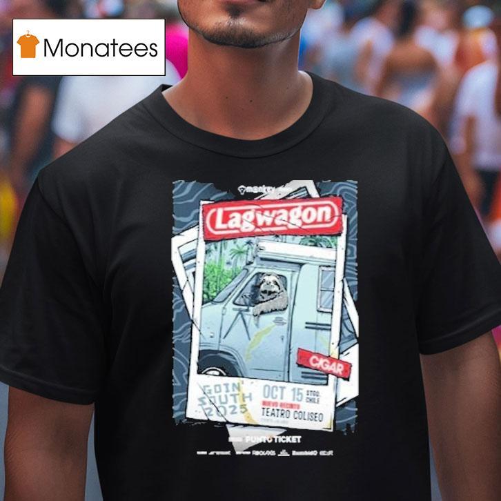 Lagwagon October 15 2025 Santiago De Chile Tour Shirt
