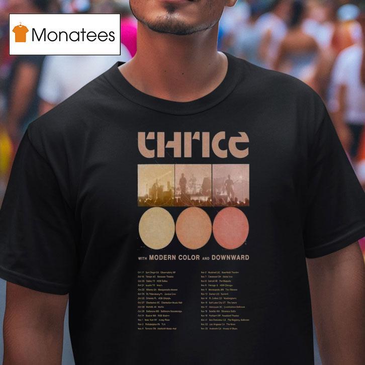 Modern Color Downward October November 2025 Shirt