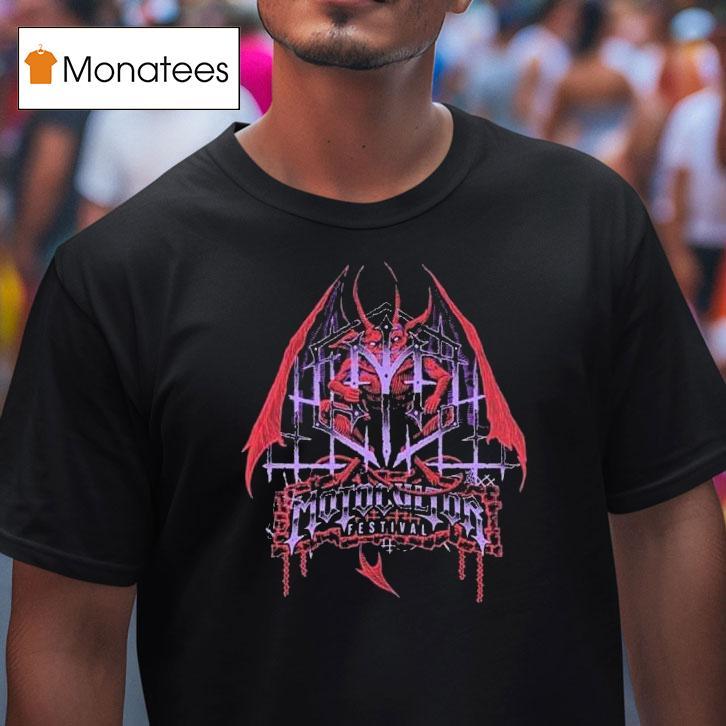 Motocultor Festival Winged Demon With Tour Dates In Carhaix-plouguer France On 14 15 16 17 August 2025 Shirt