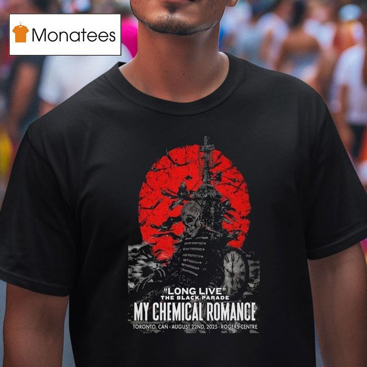 My Chemical Romance Long Live The Black Parade Toronto, On 08-22-2025 Skeleton Shirt