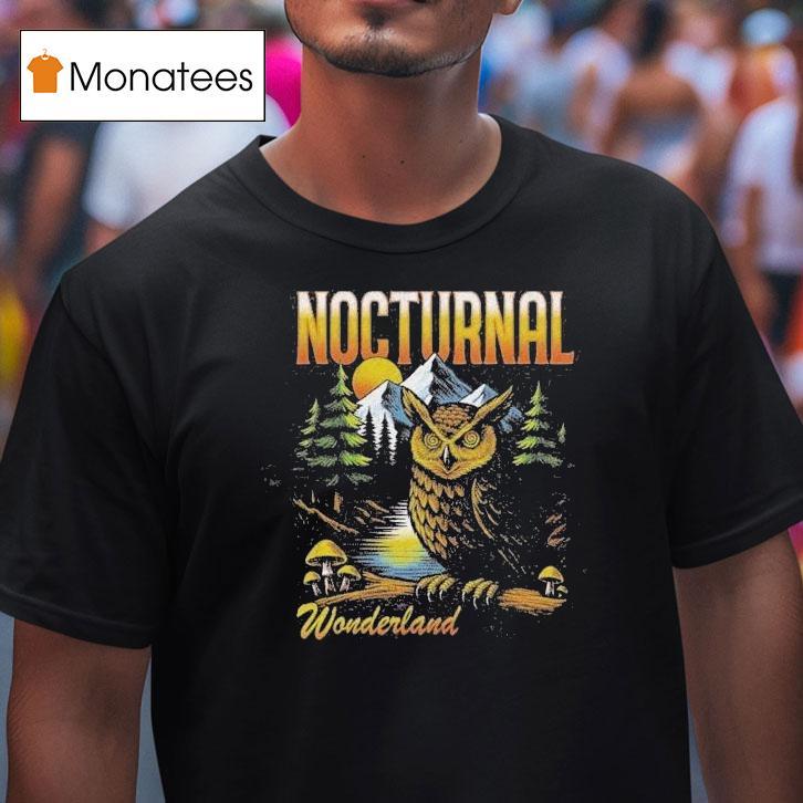 Nocturnal Wonderland Watcher Owl Shirt