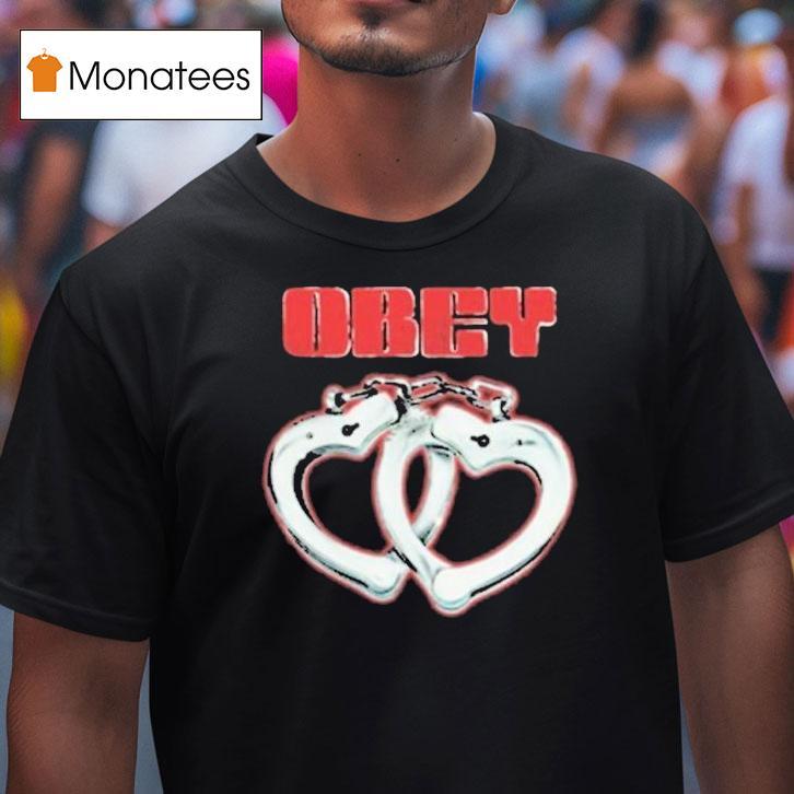 Obey Cuffs Hearts Shirt