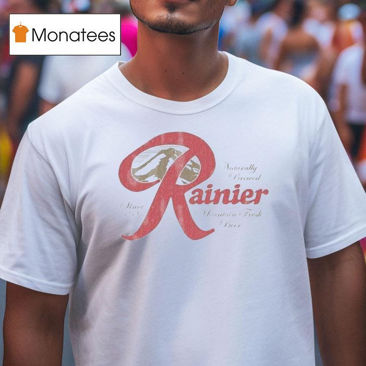 Rainier Beer Naturally Brewed Logo Shirt