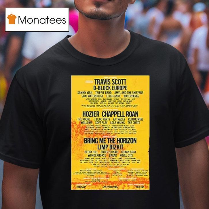 Reading And Leeds Festival 2025 For Leeds Festival On August 21 To August 24 Bramham Park In Leeds England Shirt