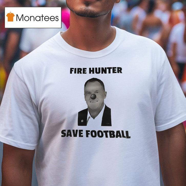Sam Pittman Clown Fire Hunter Save Football Coach Arkansas Razorbacks Shirt