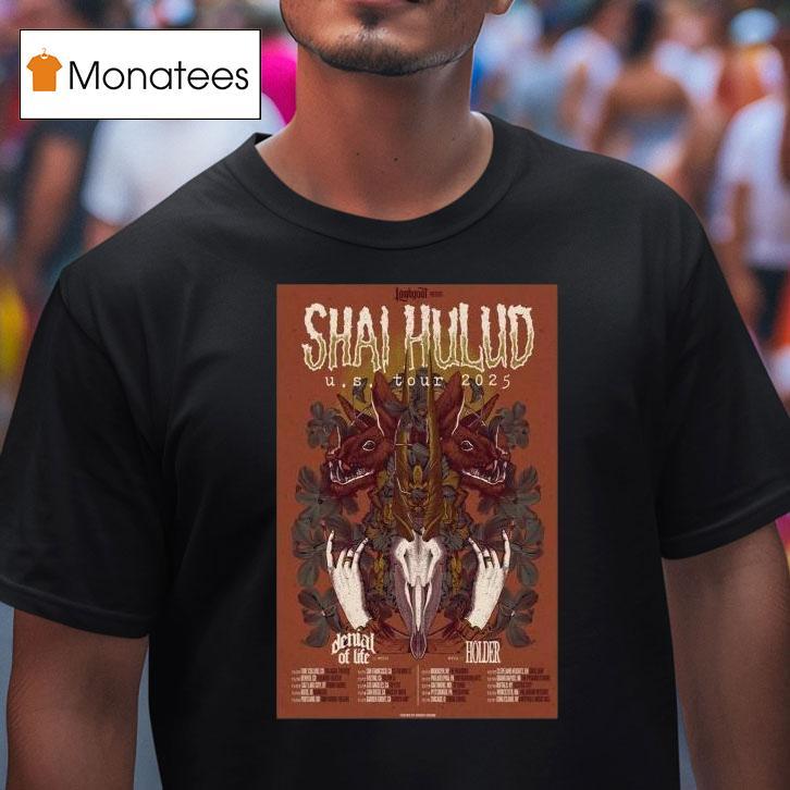 Shai Hulud Tour Usa 2025 Dates Hands Bunny Shirt