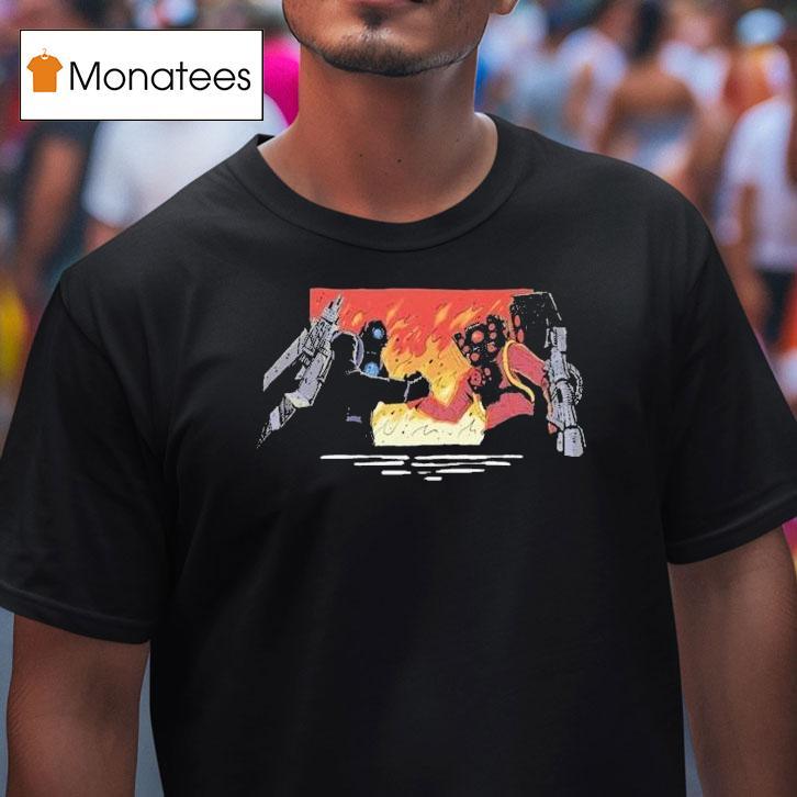 Skibidi Toilet Handshake Shirt