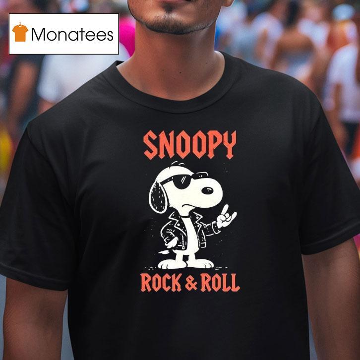 Snoopy Rock And Roll Shirt