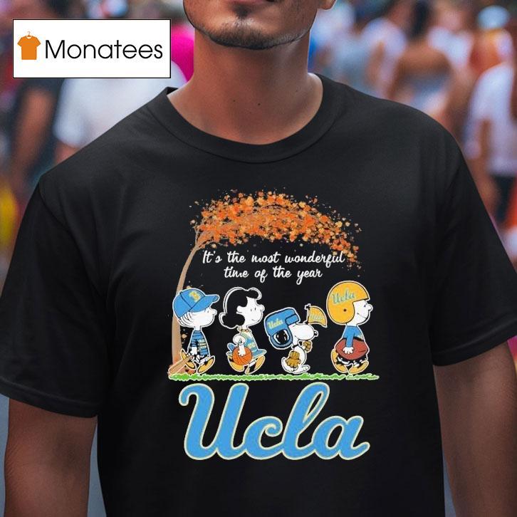 Snoopy The Peanuts Ucla Bruins It's The Most Wonderful Time Of The Year Shirt