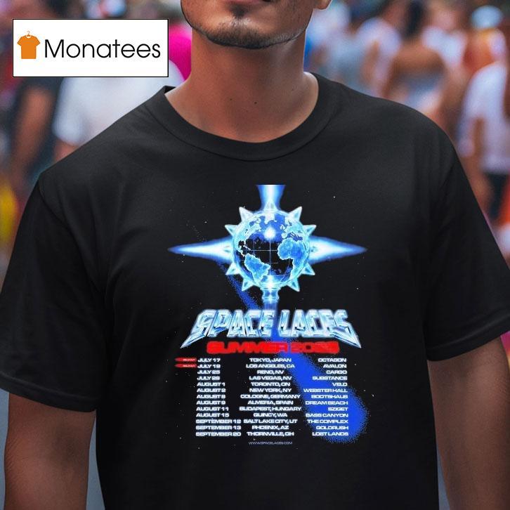 Space Laces Summer 2025 Tour Dates Shirt