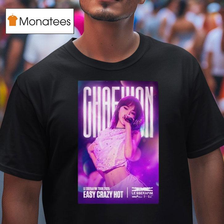 Sserafim Easy Crazy Hot Le Sserafim Tour 2025 Shirt