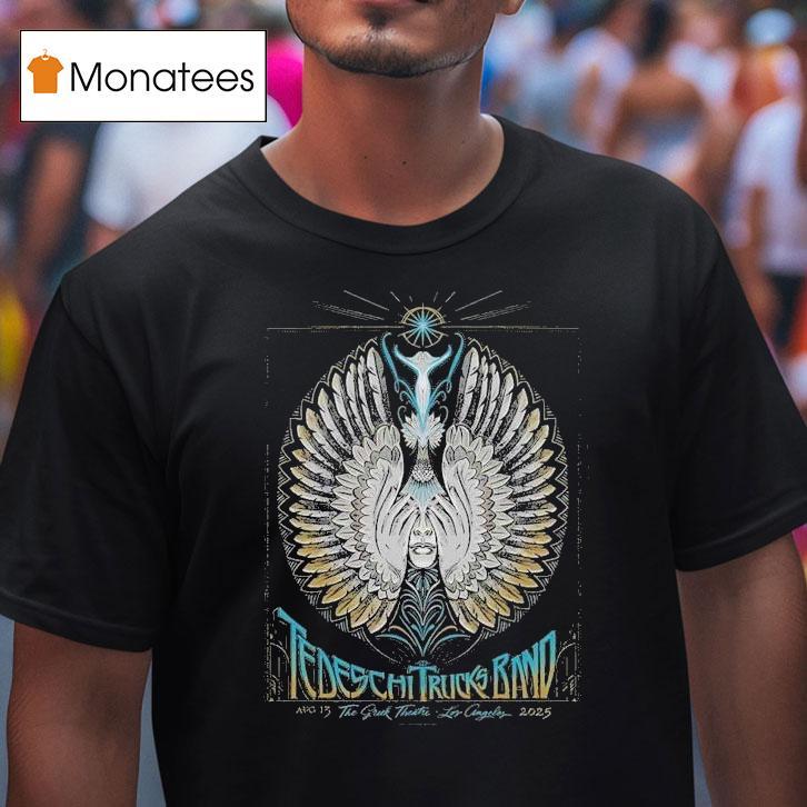 Tedeschi Trucks Band At The Greek In Los Angeles On August 13 2025 Angel Wings Shirt
