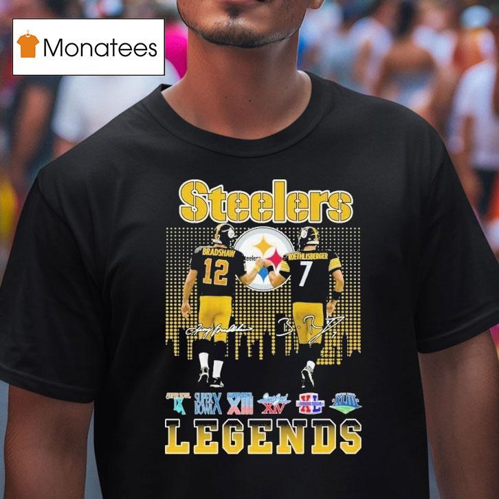Terry Bradshaw X Ben Roethlisberger Slers Legends Signatures Shirt