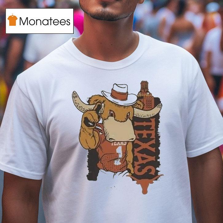 Texas Longhorns Image One Hyper Local House Mascot Built Shirt