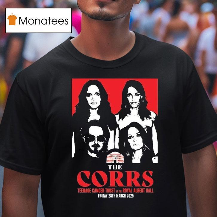 The Corrs Nage Cancer Trust At The Royal Albert Hall Friday 28th March 2025 Shirt