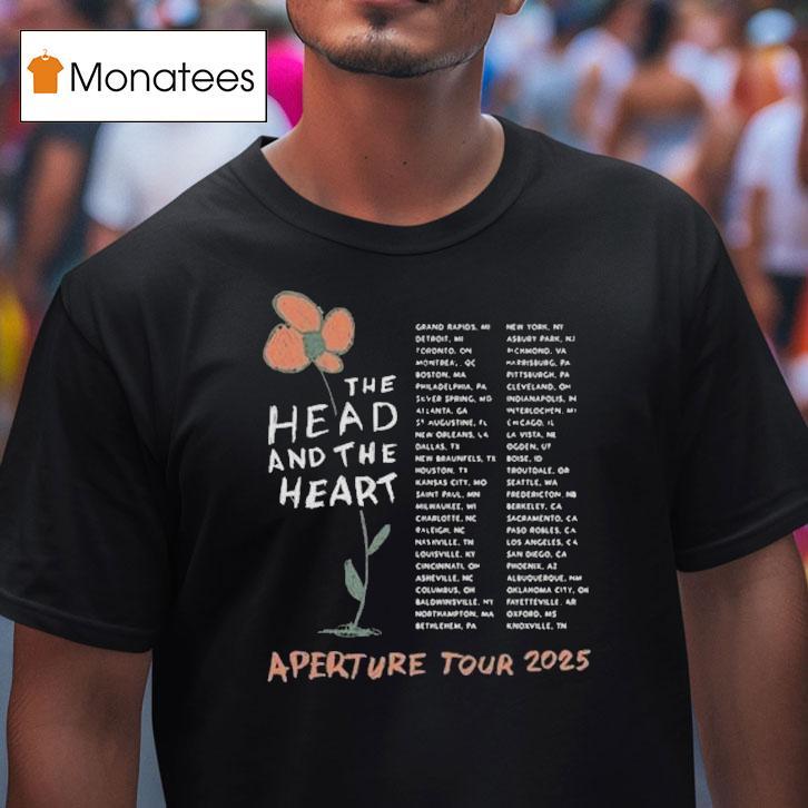 The Head And The Heart Aperture Tour 2025 Dates Shirt