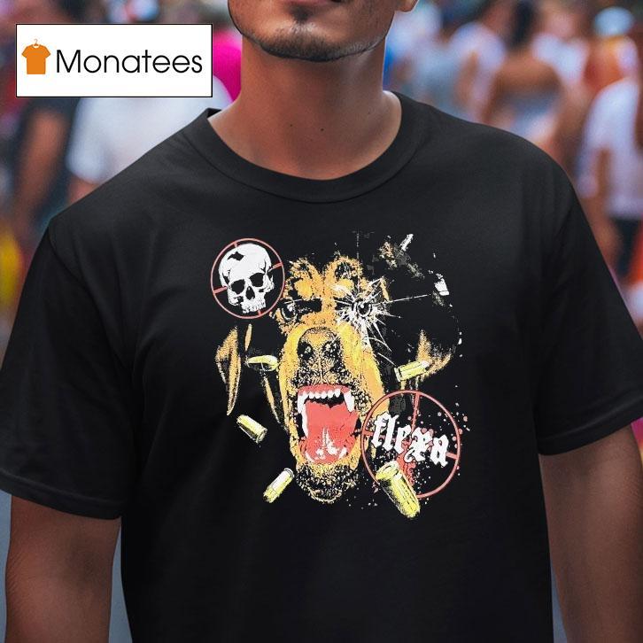 Top Flexana Angry Dog Shirt