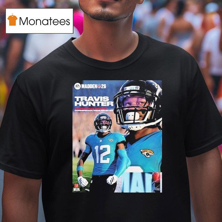 Travis Hunter Madden Nfl 26 Jacksonville Jaguars Cornerback Wide Receiver American Shirt