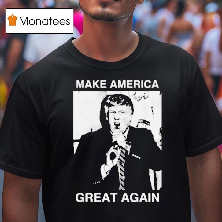 Trump Gun In Mouth Make America Great Again Shirt