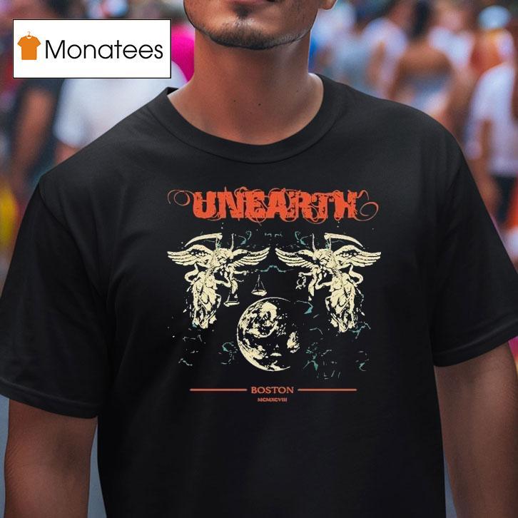 Unearth Boston Spring Tour 2025 Dates Shirt