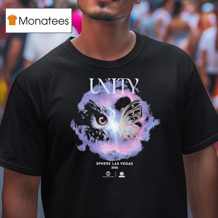 Unity Sphere Las Vegas 2025 Owl Butterfly Shirt