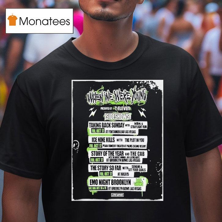 When We Were Young Festival Live Nation The Wwwyfest 2025 Sideshows Shirt