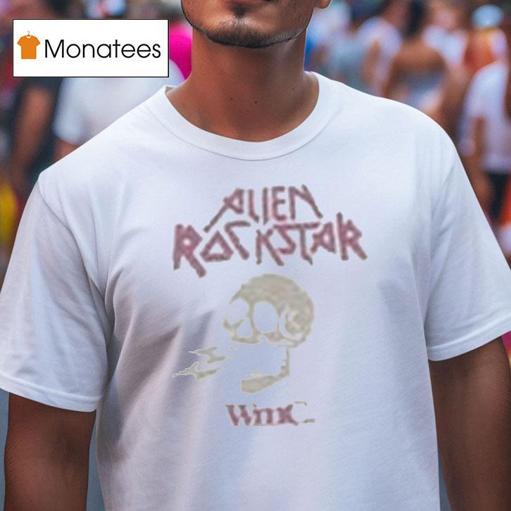 Wmc X Jooyeon Alien Rockstar Skull Shirt