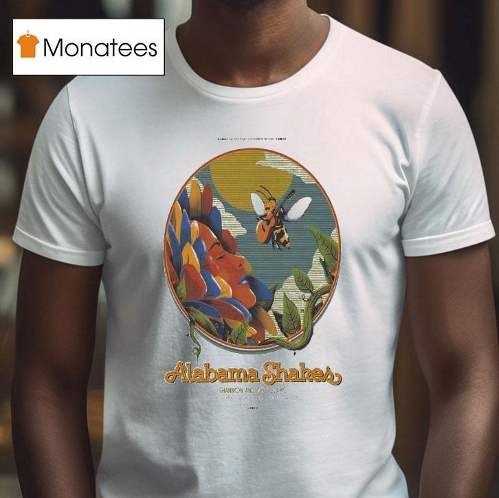 Alabama Shakes Shannon And The Clams Tour Berkeley, Ca 2025 Bee Guitar Shirt