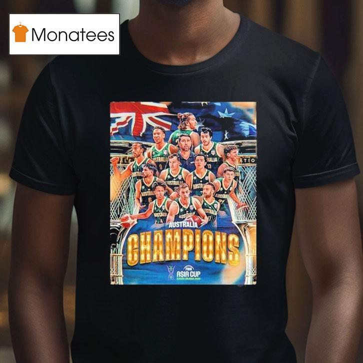 Australia Basketball Has Been Winner The Fiba Asia Cup Saudi Arabia 2025 Shirt