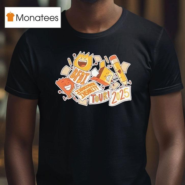 Bfdi X Inanimate Insanity 2025 Tour Shirt