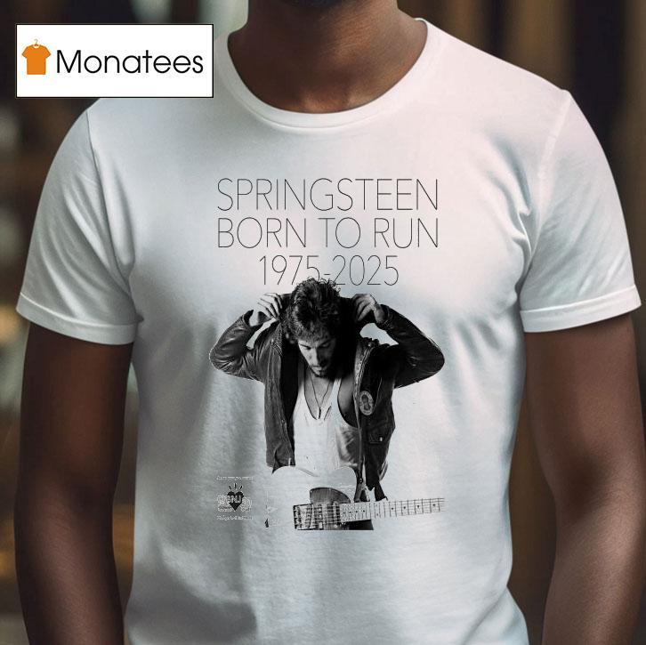 Bruce Springsn 50th Anniversary Born To Run 1975 2925 Shirt