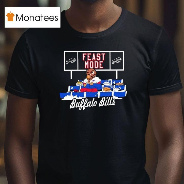 Buffalo Bills Football Mascot Eating Feast Mode Shirt