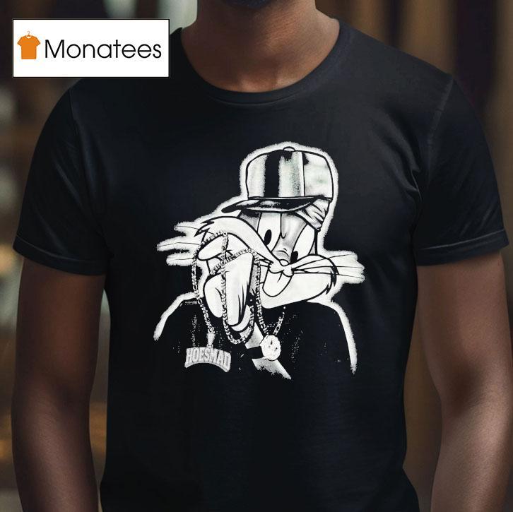Bugs Bunny Hoesmad Rhinestone Looney Tunes Shirt