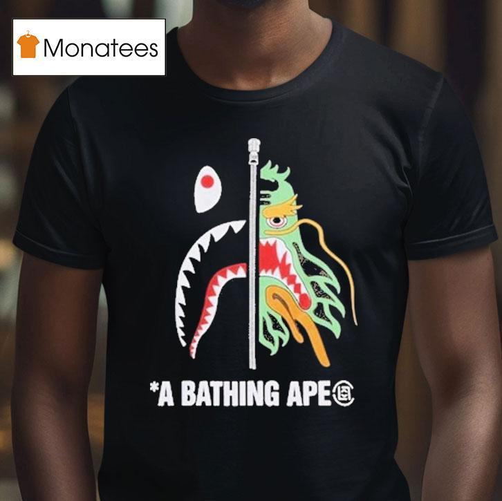 Camo Shark A Bathing Ape Shirt