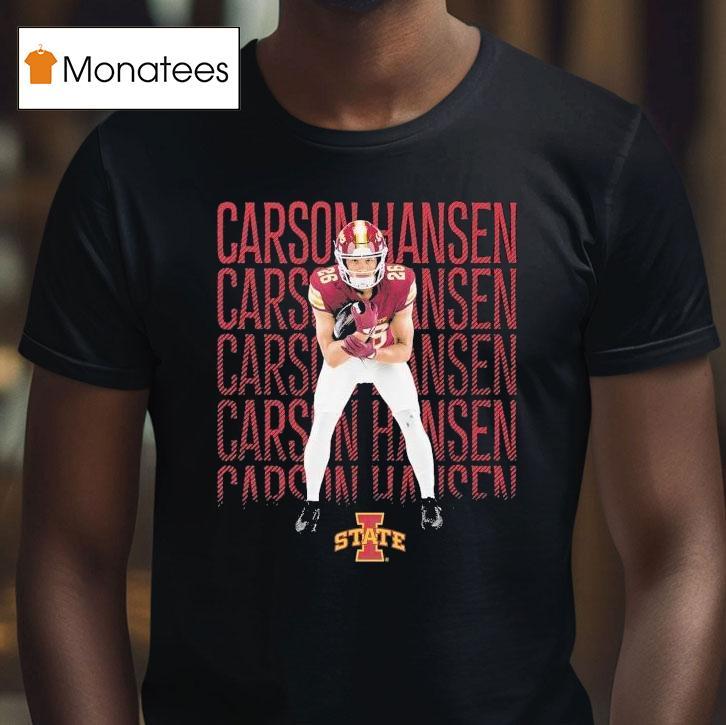Carson Hansen Iowa State Cyclones Block Name Shirt