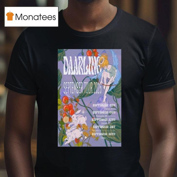Daarling September Tour 2025 Bunny Shirt