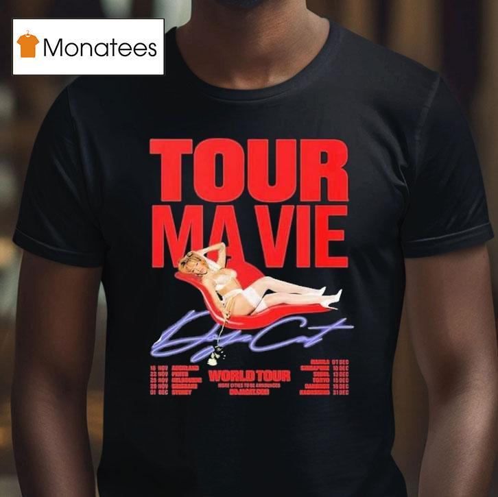 Doja Cat Ma Vie World Tour 2025 5th Album And Jealous Type With Dates Shirt