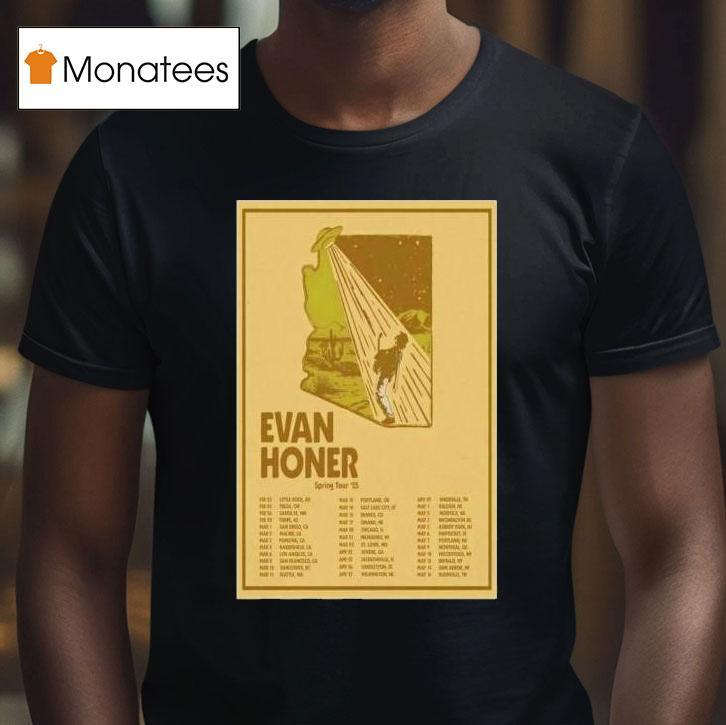 Evan Honer Spring Tour 2025 Shirt